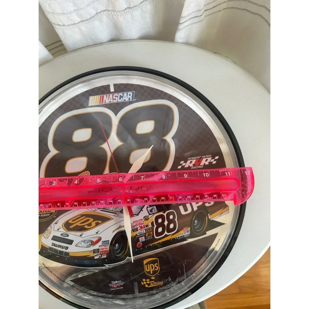 NASCAR Dale‎ Jr. 88 UPS Racing Wall Clock WinCraft Robert Yates Racing 12 inch